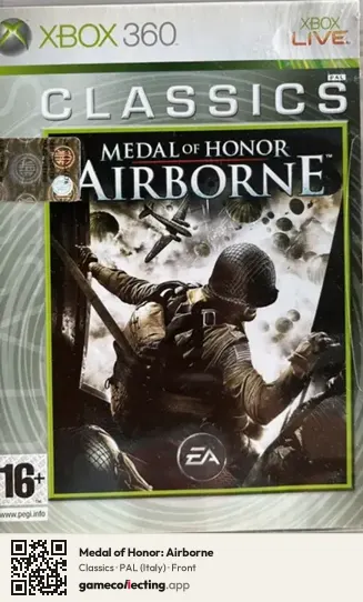 Medal of Honor: Airborne Xbox 360, Italy box front