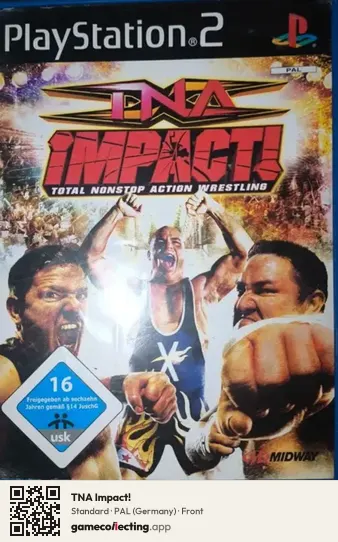 TNA Impact! PlayStation 2, Germany box front