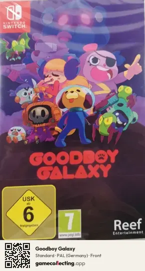 Goodboy Galaxy Nintendo Switch, Germany box front