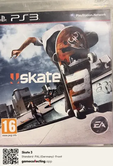 Skate 3 PlayStation 3, Germany box front