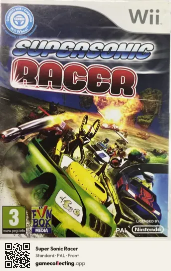 Super Sonic Racer Nintendo Wii, PAL box front