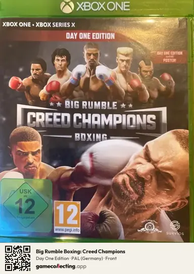 Big Rumble Boxing: Creed Champions Xbox One, Germany box front