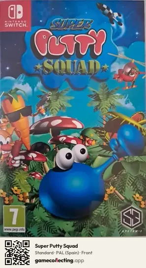 Super Putty Squad Nintendo Switch, Spain box front