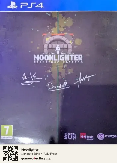 Moonlighter PlayStation 4, PAL box front