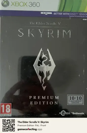 The Elder Scrolls V: Skyrim Xbox 360, PAL box front