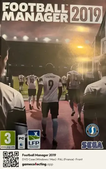 Football Manager 2019 Computer, France box front