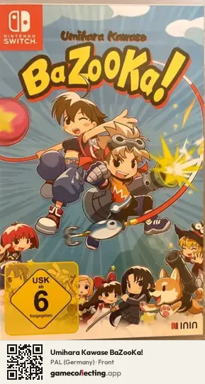 Umihara Kawase BaZooKa! Nintendo Switch, Germany box front