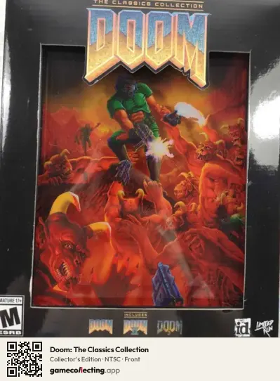 Doom: The Classics Collection PlayStation 4, NTSC box front