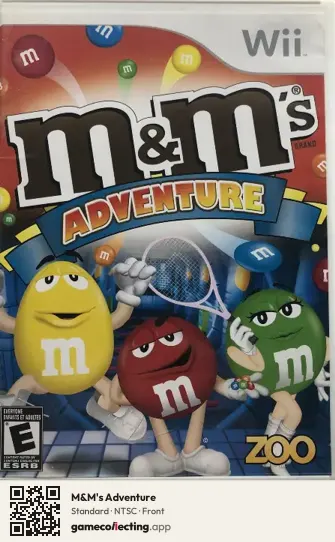 M&M's Adventure Nintendo Wii, NTSC box front