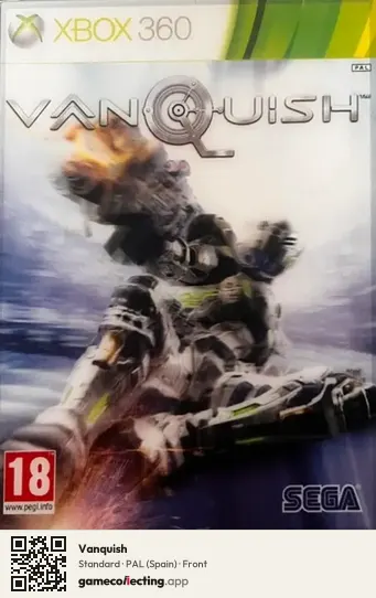 Vanquish Xbox 360, Spain box front