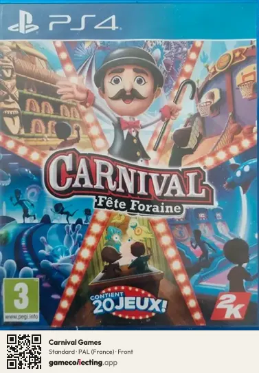 Carnival Games PlayStation 4, France box front