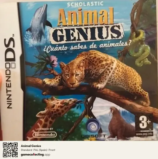 Animal Genius Nintendo DS, Spain box front