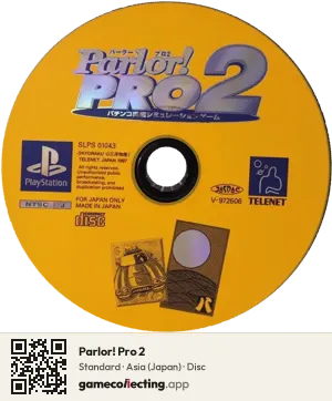 Parlor! Pro 2 PlayStation, Asia disc