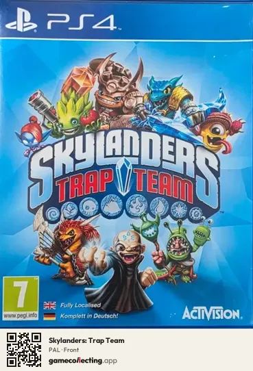 Skylanders: Trap Team PlayStation 4, PAL box front