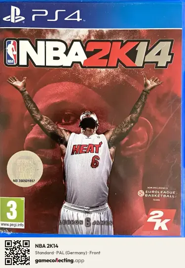 NBA 2K14 PlayStation 4, Germany box front