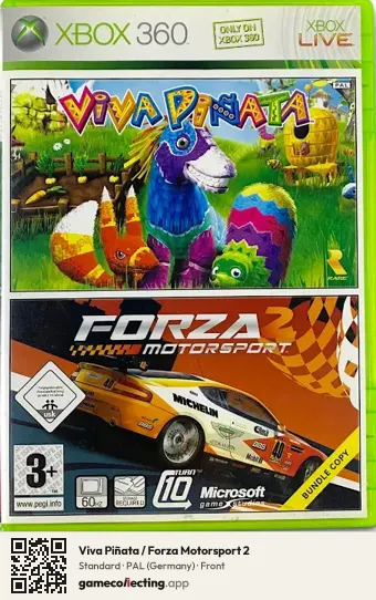 Viva Piñata / Forza Motorsport 2 Xbox 360, Germany box front