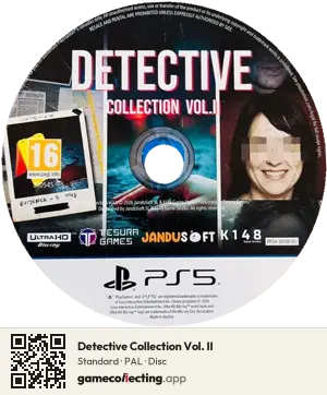 Detective Collection Vol. II PlayStation 5, PAL disc
