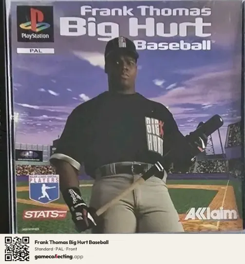 Frank Thomas Big Hurt Baseball PlayStation, PAL box front
