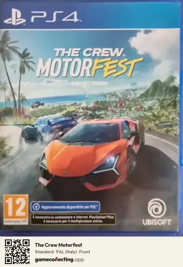 The Crew Motorfest PlayStation 4, Italy box front