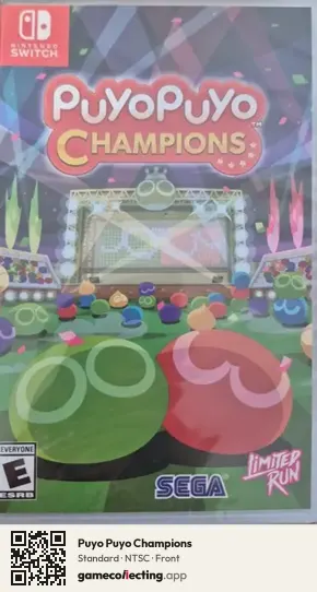 Puyo Puyo Champions Nintendo Switch, NTSC box front
