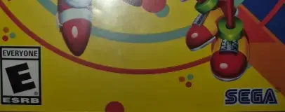 Sonic Mania, the ESRB box on its front