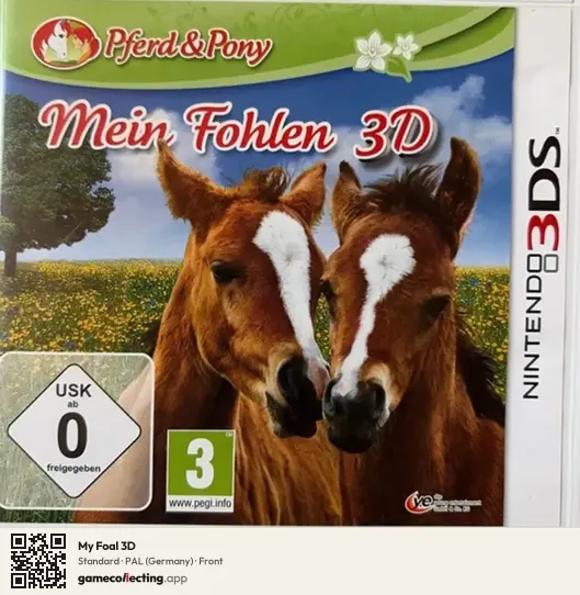 My Foal 3D Nintendo 3DS, Germany box front