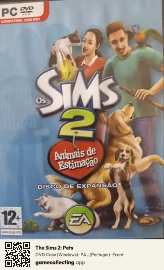 The Sims 2: Pets Computer, Portugal box front