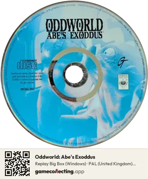 Oddworld: Abe's Exoddus Computer, PAL disc