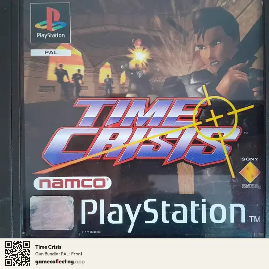 Time Crisis PlayStation, PAL box front