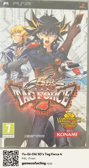 Yu-Gi-Oh! 5D's Tag Force 4 PlayStation Portable, PAL box front