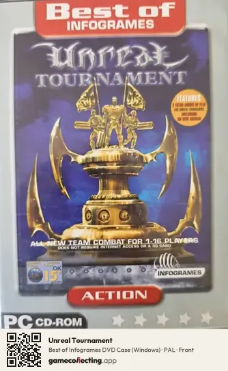 Unreal Tournament Computer, PAL box front