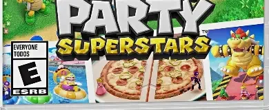 Mario Party Superstars, the ESRB box on its front