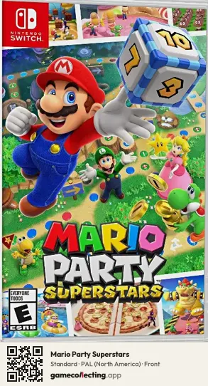Mario Party Superstars Nintendo Switch, North America box front