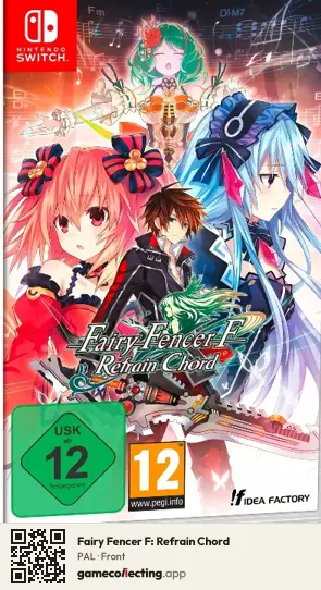 Fairy Fencer F: Refrain Chord Nintendo Switch, PAL box front