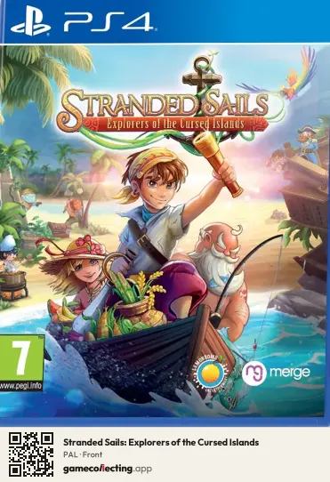 Stranded Sails: Explorers of the Cursed Islands PlayStation 4, PAL box front
