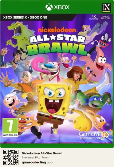 Nickelodeon All-Star Brawl Xbox Series X, PAL box front