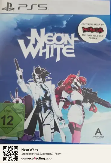 Neon White PlayStation 5, Germany box front
