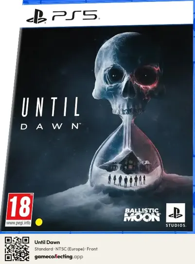 Until Dawn PlayStation 5, Europe box front