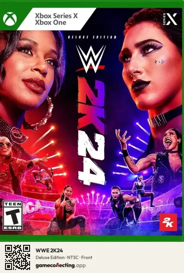 WWE 2K24 Xbox Series X, NTSC box front