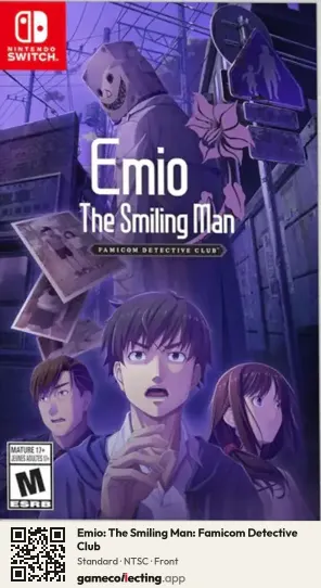Emio: The Smiling Man: Famicom Detective Club Nintendo Switch, NTSC box front