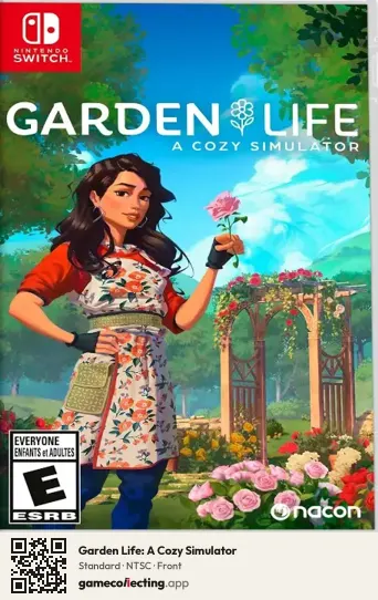 Garden Life: A Cozy Simulator Nintendo Switch, NTSC box front
