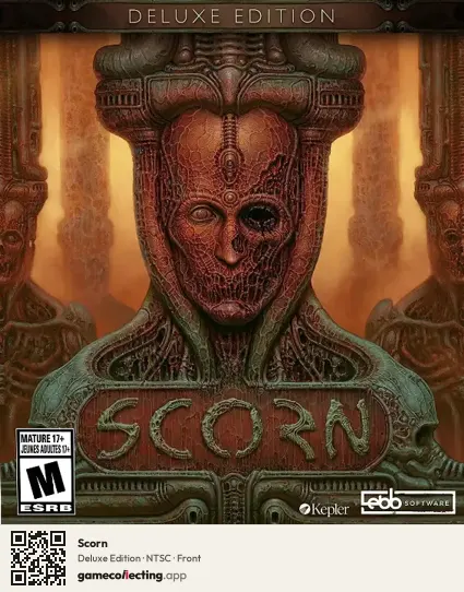 Scorn Xbox Series X, NTSC box front