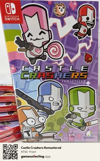 Castle Crashers Remastered Nintendo Switch, NTSC box front