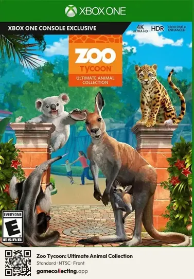 Zoo Tycoon: Ultimate Animal Collection Xbox One, NTSC box front