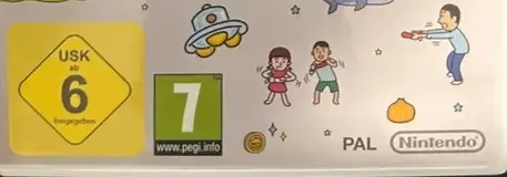 Wii Play: Motion, the USK square on its front