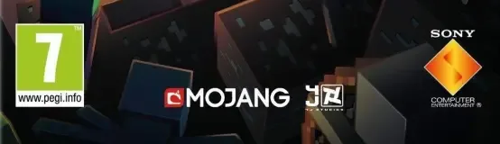 Minecraft: PlayStation 3 Edition, the PEGI square on its front