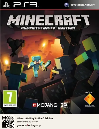 Minecraft: PlayStation 3 Edition PlayStation 3, PAL box front
