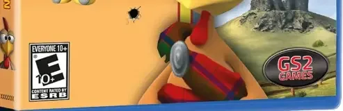 Crazy Chicken Shooter Edition, the ESRB box on its front