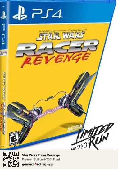 Star Wars Racer Revenge PlayStation 4, NTSC box front