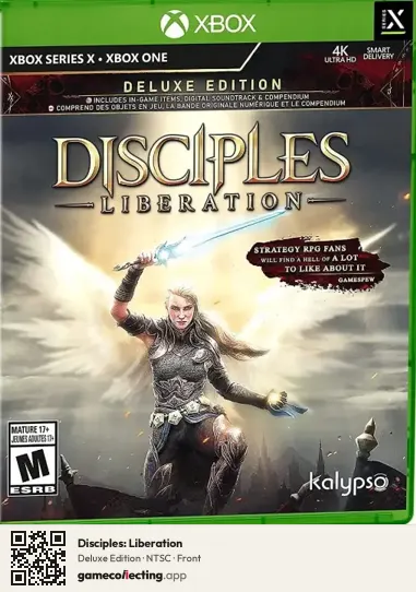 Disciples: Liberation Xbox Series X, NTSC box front